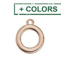 (GQ6525-X) Metal Ring base of toggle clasp (4 PCS) Ring base of toggle clasp