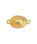 (GQ6530A) Limpet motif with 2 rings 19x10mm (4 PCS) Limpet motif with 2 rings