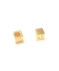 24KT.GD.PL. (GQ6591A) (GQ6591A) Square brass 6mm cube H3.8mm (8 PCS) (GQ6591A) Square brass 6mm cube H3.8mm (8 PCS)