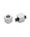 SILVER.ANTIQUE (GQ6591B) (GQ6591A) Square brass 6mm cube H3.8mm (8 PCS) (GQ6591A) Square brass 6mm cube H3.8mm (8 PCS)