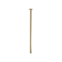 (GQ6593A) Brass headpin 0,7mm X 25mm  (+--40 PCS) (GQ6593A) Brass headpin 0,7mm X 25mm  (+--40 PCS)