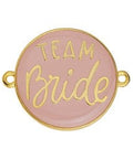 (GQB8525A) Alloy Round motif Team Bride with 2 rings 28x17mm (1 PC) (GQB8525A) Alloy Round motif Team Bride with 2 rings 28x17mm (1 PC)