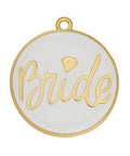 (GQB8558-GW) Alloy Round 28X25mm motif Bride pendant (1 PC) (GQB8558-GW) Alloy Round 28X25mm motif Bride pendant (1 PC)