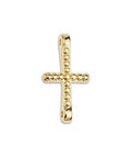 (GQC6885A) Cross 20mm with grains for 1.5mm with 2 rings (4 PCS) (GQC6885A) Cross 20mm with grains for 1.5mm with 2 rings (4 PCS)