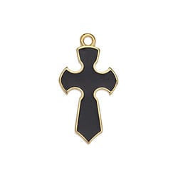 (GQC7064A) Metal Cross gothic 23mm pendant (2 PCS) (GQC7064A) Metal Cross gothic 23mm pendant (2 PCS)