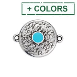 (GQE6802X) Ethnic motif text. pattern for ss20 with 2 rings 23mm (2 pcs) (GQE6802X) Ethnic motif text. pattern for ss20 with 2 rings 23mm (2 pcs)