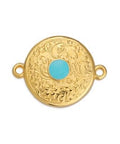 (GQE6802X) Ethnic motif text. pattern for ss20 with 2 rings 23mm (2 pcs) (GQE6802X) Ethnic motif text. pattern for ss20 with 2 rings 23mm (2 pcs)