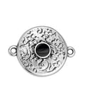 (GQE6802X) Ethnic motif text. pattern for ss20 with 2 rings 23mm (2 pcs) (GQE6802X) Ethnic motif text. pattern for ss20 with 2 rings 23mm (2 pcs)
