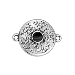 (GQE6802X) Ethnic motif text. pattern for ss20 with 2 rings 23mm (2 pcs) (GQE6802X) Ethnic motif text. pattern for ss20 with 2 rings 23mm (2 pcs)