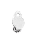 (GQE7079B) SILVER ANTIQUE (GQE7079-X) Brass clip-on base for earring round 10mm (4 PCS) (GQE7079-X) Brass clip-on base for earring round 10mm (4 PCS)