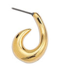 (GQE7095A) Earring hook bold with titanium pin 18X26mm (2 PCS) (GQE7095A) Earring hook bold with titanium pin 18X26mm (2 PCS)