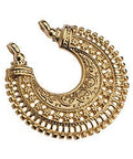 (GQE7141A) Brass ethnic 28mm with 2 eyes pendant (1 PC) (GQE7141A) Brass ethnic 28mm with 2 eyes pendant (1 PC)
