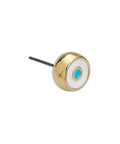 (GQE7640X) Stud Earring with Eye Titanium pin (2 PCS) (GQE7640X) Stud Earring with Eye Titanium pin (2 PCS)