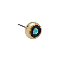 (GQE7640X) Stud Earring with Eye Titanium pin (2 PCS) (GQE7640X) Stud Earring with Eye Titanium pin (2 PCS)