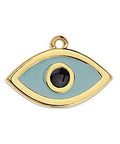 (GQE7643A) LIGHT BLUE (GQE7643X) Eye 26mm pendant (2 PCS) (GQE7643X) Eye 26mm pendant (2 PCS)