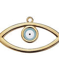 (GQE7645A) Eye pendant 73x40mm (1 PC) (GQE7645A) Eye pendant 73x40mm (1 PC)