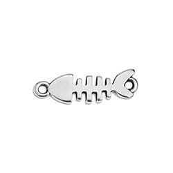 (GQF7219B) Motif fishbone with 2 eyes 21x6.5MM (4 PCS) (GQF7219B) Motif fishbone with 2 eyes 21x6.5MM (4 PCS)
