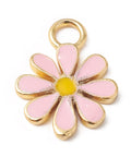 PINK (GQF8717-A) (GQF8717-X) Eco-Friendly Rack Plating Brass Enamel Pendant Flower, 12x15.5mm (2 PCS) (GQF8717-X) Eco-Friendly Rack Plating Brass Enamel Pendant Flower, 12x15.5mm (2 PCS)