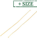 (GQH8399-X) Brass Flat Head Pins, Real 18K Gold Plated  (30 PCS) (GQH8399-X) Brass Flat Head Pins, Real 18K Gold Plated  (30 PCS)