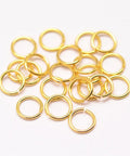 (GQJ7940-4) Brass Jump Rings, Open Jump Rings, 18kt Gold Plated 4mm (30 PCS) (GQJ7940-4) Brass Jump Rings, Open Jump Rings, 18kt Gold Plated 4mm (30 PCS)