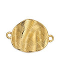 (GQL6793A) Round motif with ripple effect with 2 rings (2 PCS) (GQL6793A) Round motif with ripple effect with 2 rings (2 PCS)