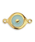 (GQL6813A) 24 x 14MM Eye with 2 rings (2 PCS) (GQL6813A) 24 x 14MM Eye with 2 rings (2 PCS)