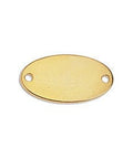 (GQL7235A) Id curved oval 12x21mm (2 PCS) (GQL7235A) Id curved oval 12x21mm (2 PCS)