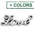 (GQL7240X) Component "Love" 28x10mm (4 PCS) (GQL7240X) Component "Love" 28x10mm (4 PCS)