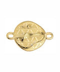(GQL7716A) Motif organic with elegant ethnic pattern 2 rings 23mm (2 PCS) (GQL7716A) Motif organic with elegant ethnic pattern 2 rings 23mm (2 PCS)