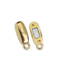 (GQM7455A) Magnetic clasp rectangular with 2 eyes 16x5mm (1 SET) (GQM7455A) Magnetic clasp rectangular with 2 eyes 16x5mm (1 SET)