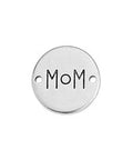 SILV.ANT. (GQM8514-S) (GQM8514-X) Alloy Round motif Mom with 2 holes 15.5mm (2 PCS) (GQM8514-X) Alloy Round motif Mom with 2 holes 15.5mm (2 PCS)