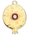 (GQP6732A) Pomegranate motif with eye pendant 24KT GOLD PLATED 26X38MM (1 PC) (GQP6732A) Pomegranate motif with eye pendant 24KT GOLD PLATED 26X38MM (1 PC)