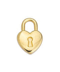 (GQP6800A) Heart shaped padlocked motif pendant (2 PCS) (GQP6800A) Heart shaped padlocked motif pendant (2 PCS)
