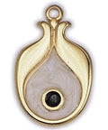 (GQP6814A) Pomegranate with eye pendant (1 PC) (GQP6814A) Pomegranate with eye pendant (1 PC)