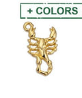(GQP7065-X) Scorpion motif charm 20X12MM (2 PCS) (GQP7065-X) Scorpion motif charm 20X12MM (2 PCS)