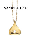 (GQP7215A) Motif ethnic paddle shaped for 2mm pendant 20x24mm (2 PCS) (GQP7215A) Motif ethnic paddle shaped for 2mm pendant 20x24mm (2 PCS)