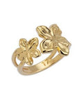 (GQR7097A) Ring double flowers 17mm (1 PC) (GQR7097A) Ring double flowers 17mm (1 PC)