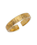 XXX (GQR7226A) 24KT GOLD PLATED (GQR7226X) Band ring meanders 17mm (1 PC) (GQR7226X) Band ring meanders 17mm (1 PC)