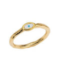 (GQR7659A) Ring slim with eye fixed size 17mm (1 PC) (GQR7659A) Ring slim with eye fixed size 17mm (1 PC)