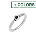 (GQR7710X) Ring slim with circle fixed size 15mm (1 PC) (GQR7710X) Ring slim with circle fixed size 15mm (1 PC)