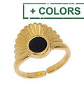 (GQR7722X) Ring 17mm rising sun with setting 6mm (1 PC) (GQR7722X) Ring 17mm rising sun with setting 6mm (1 PC)