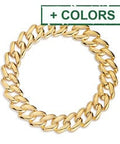 (GQR7725X) Motif chain hoop 32mm pendant (2 PCS) (GQR7725X) Motif chain hoop 32mm pendant (2 PCS)