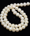 Grade A Natural Pearl Bead Strands, Potato, Ivory ​​Grade A Natural Pearl Bead Strands, Potato, Ivory