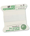 Griffin High Performance Bead cord White #2  0.45mm Griffin High Performance Bead cord White #2  0.45mm