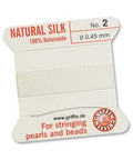 GRIFFIN SLK BD CORD WHITE SIZE 2- 2M- 0.45MM (2 MTRS) GRIFFIN SLK BD CORD WHITE SIZE 2- 2M- 0.45MM (2 MTRS)