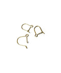 (GS5170) Silver 925 Earring Hook 16x12mm Gold Plated (1 PAIR) (GS5170) Silver 925 Earring Hook 16x12mm Gold Plated (1 PAIR)
