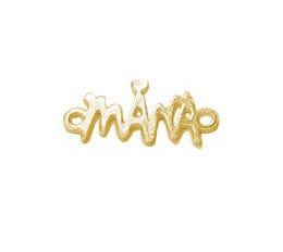 (GS7355A) Gold Plated (GS6355X) Silver 925 Connector "MANA" 15x9mm (1 PC) (GS6355X) Silver 925 Connector "MANA" 15x9mm (1 PC)