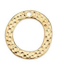Hammered ring component with 1 hole 25MM (2 PCS) Hammered ring component with 1 hole 25MM (2 PCS)