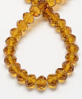 Handmade Glass Beads, Imitate Austrian Crystal, Faceted Abacus, Goldenrod 8X6MM (BE1510) Handmade Glass Beads, Imitate Austrian Crystal, Faceted Abacus, Goldenrod 8X6MM (BE1510)