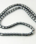 (HB2561) Magnetic Synthetic Hematite strands, Black, 5x5mm, Hole: 1mm (1 STR) (HB2561) Magnetic Synthetic Hematite strands, Black, 5x5mm, Hole: 1mm (1 STR)